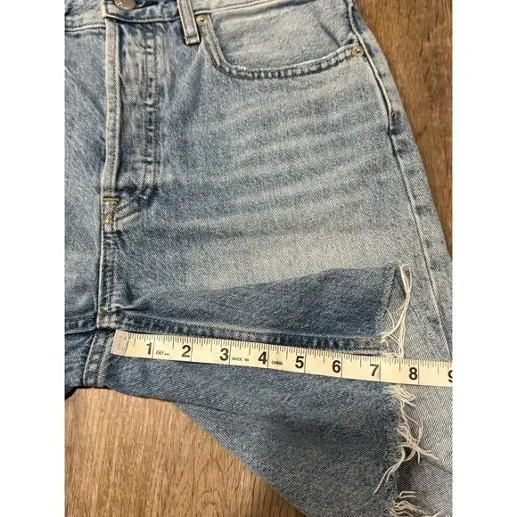 Everlane Women’s The Cheeky Long Denim Short Size 26 - Picture 9 of 10